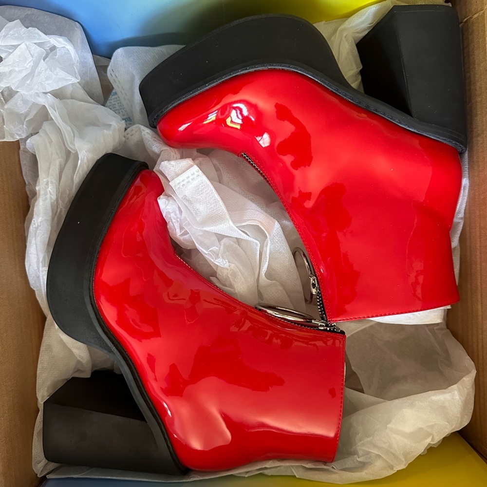 Current Mood Devil Franky Platform Red size 6